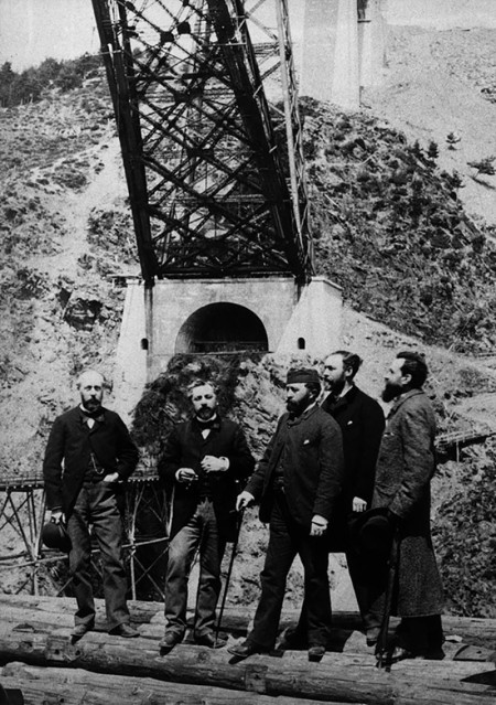 Eiffel Viaduct construction